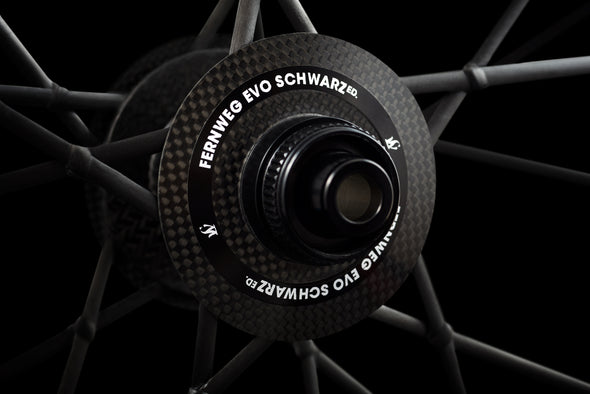 Lightweight Fernweg EVO Schwarz Edition - Disc - Tubeless - 63mm - Rear Wheel - Cigala Cycling Retail