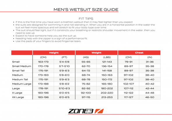 Zone 3 Men's Aspect Thermal Wetsuit - Cigala Cycling Retail