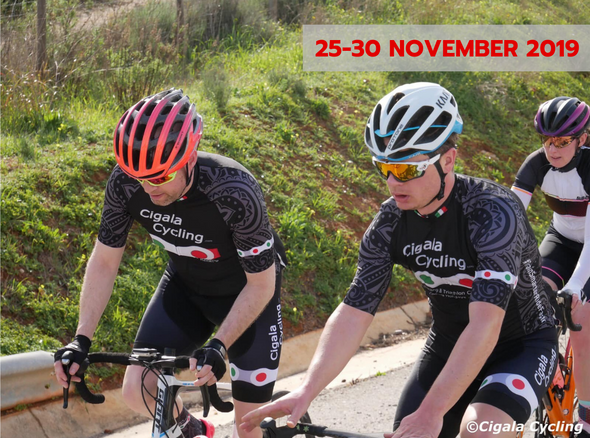 Cycling Holiday - Winter Miles Algarve 19-25 November (DEPOSIT €199 +3% card fees) to book by bank transfer at 0% fees email travel@cigalacycling.com - Cigala Cycling Retail